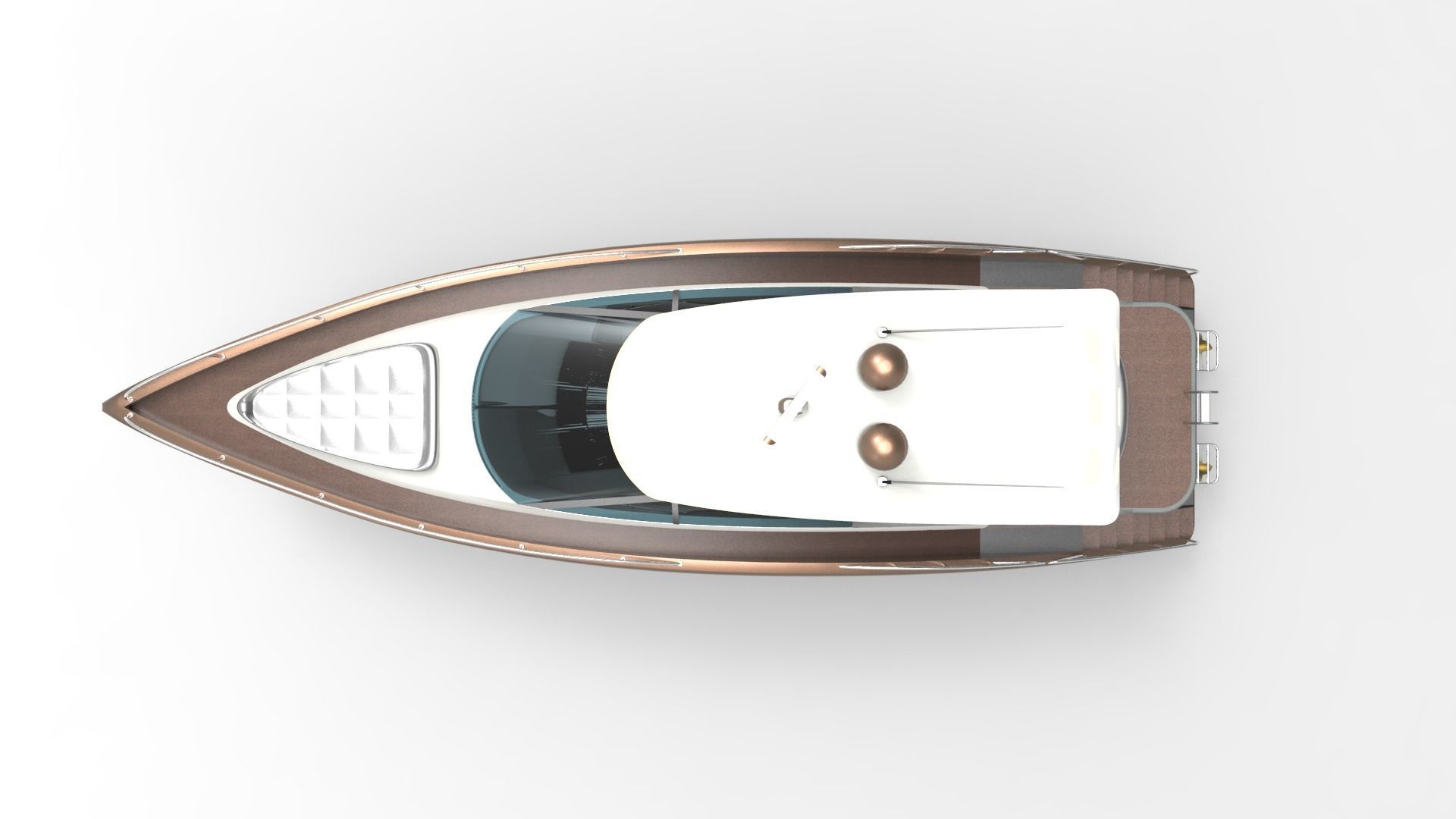 Luxury Yacht II 3D model_5