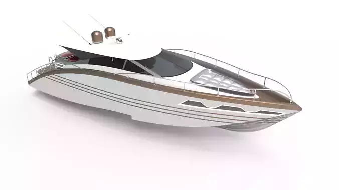 Luxury Yacht II 3D model