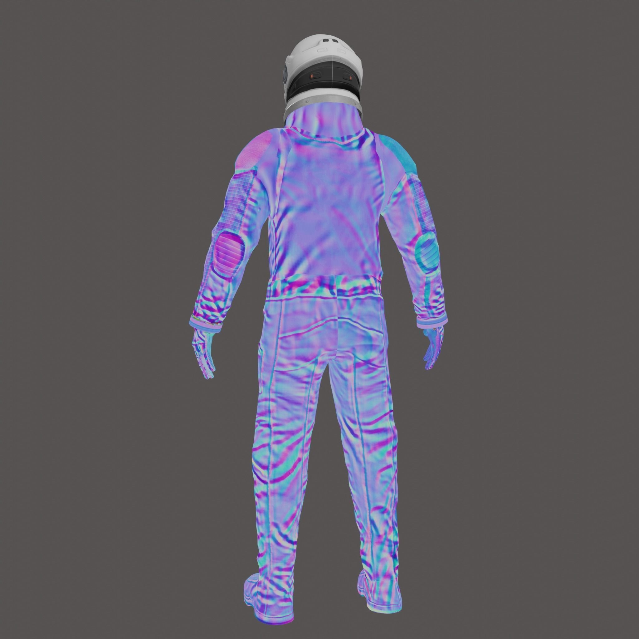 Sci Fi Space Suit Interstellar 3D Low-poly 3D model_19