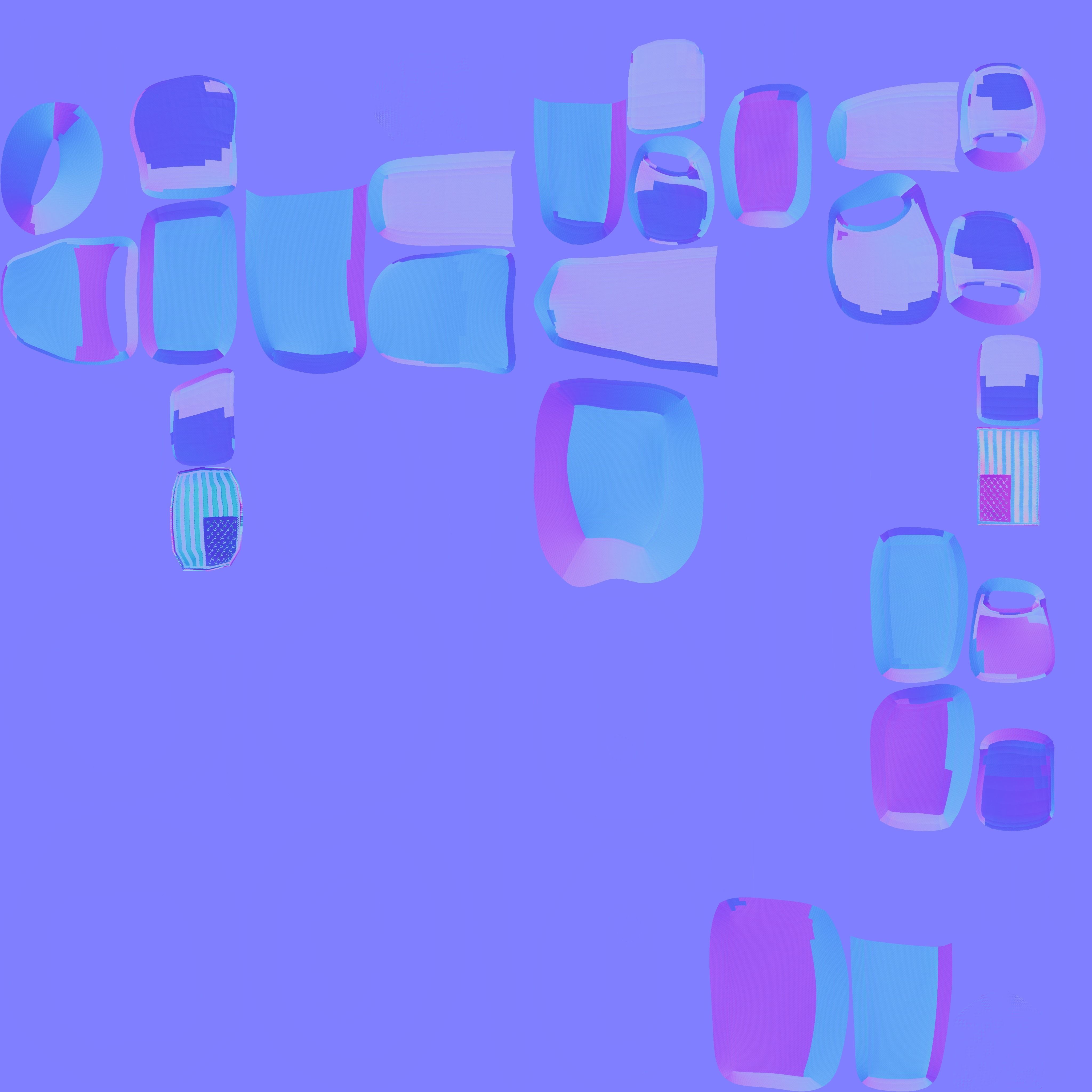 Sci Fi Space Suit Interstellar 3D Low-poly 3D model_46