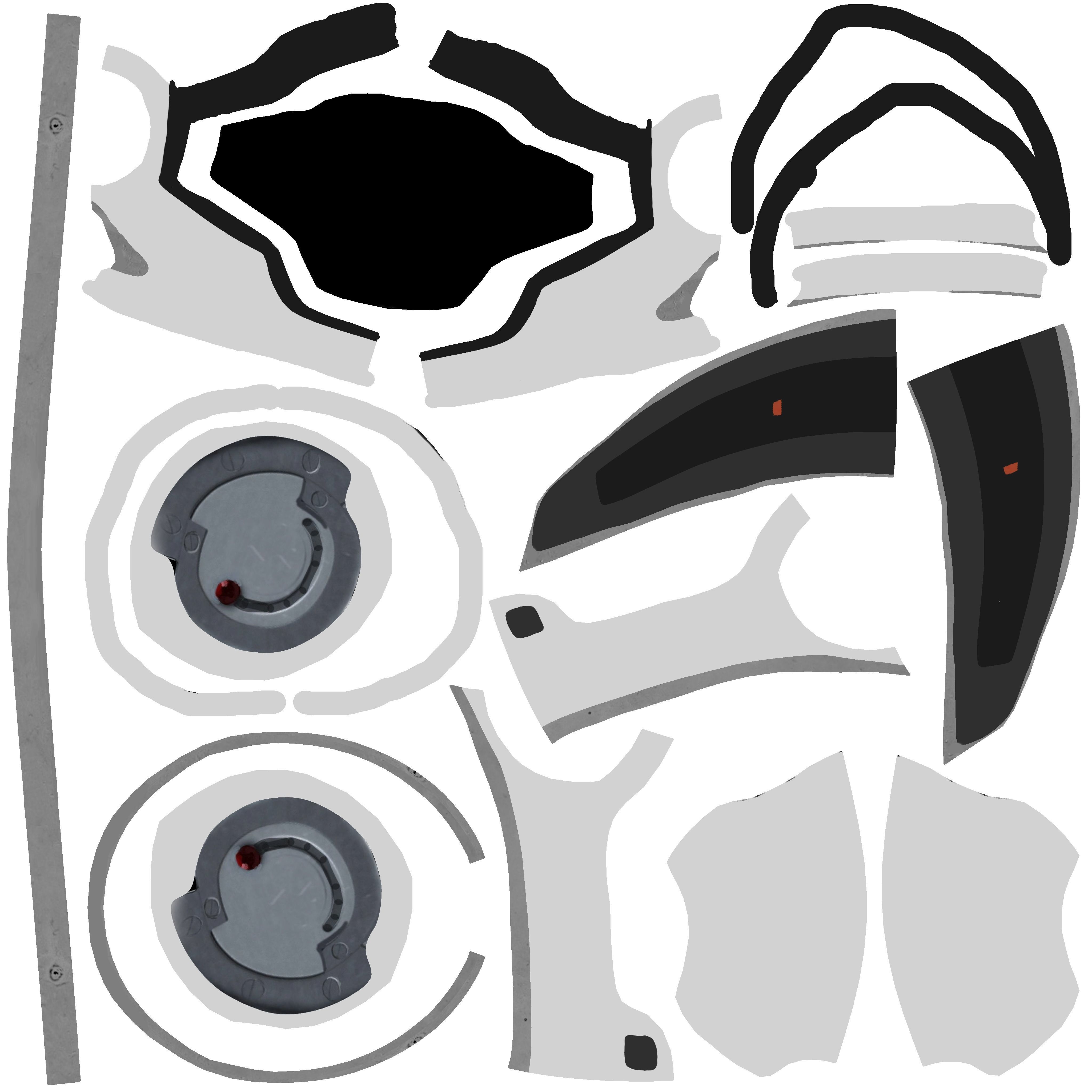 Sci Fi Space Suit Interstellar 3D Low-poly 3D model_45