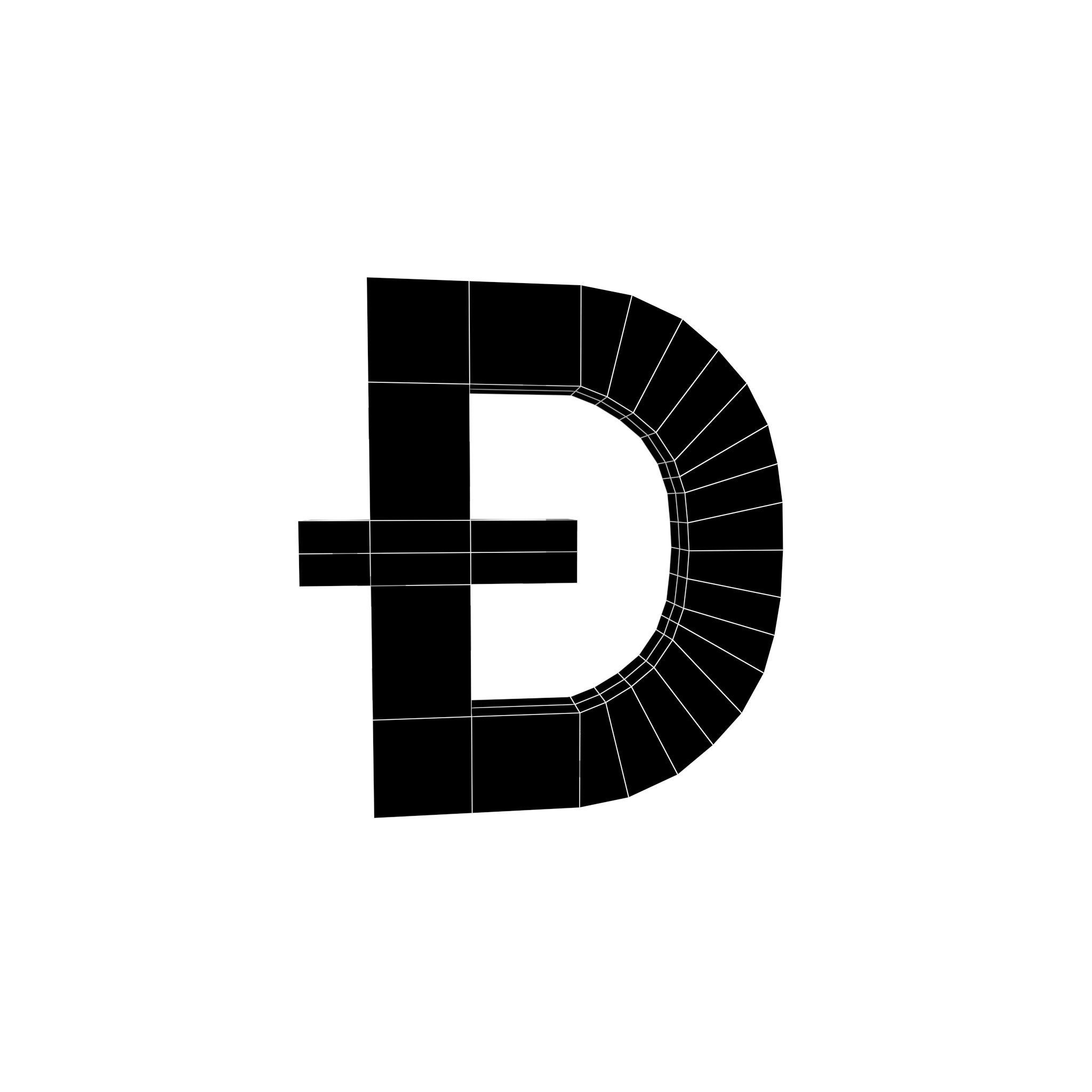 Doge Coin v3 002 Low-poly 3D model_5