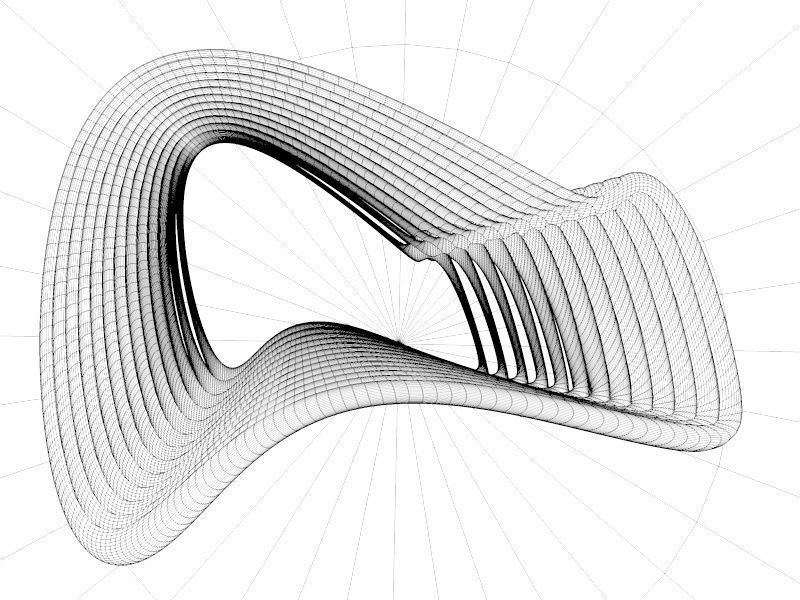 Architectural shape 3D model_4