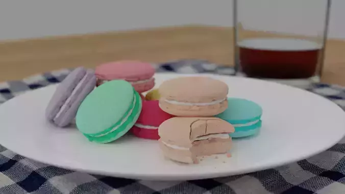 Macaron 3D Model