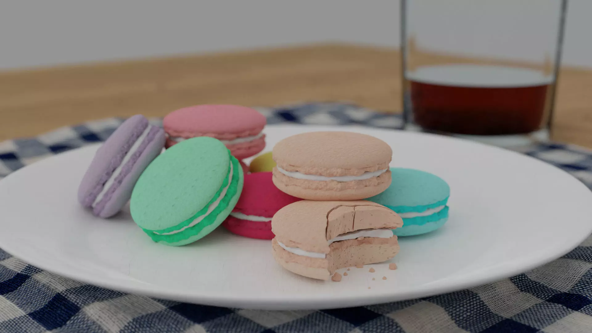 Macaron 3D Model 3D print model_0