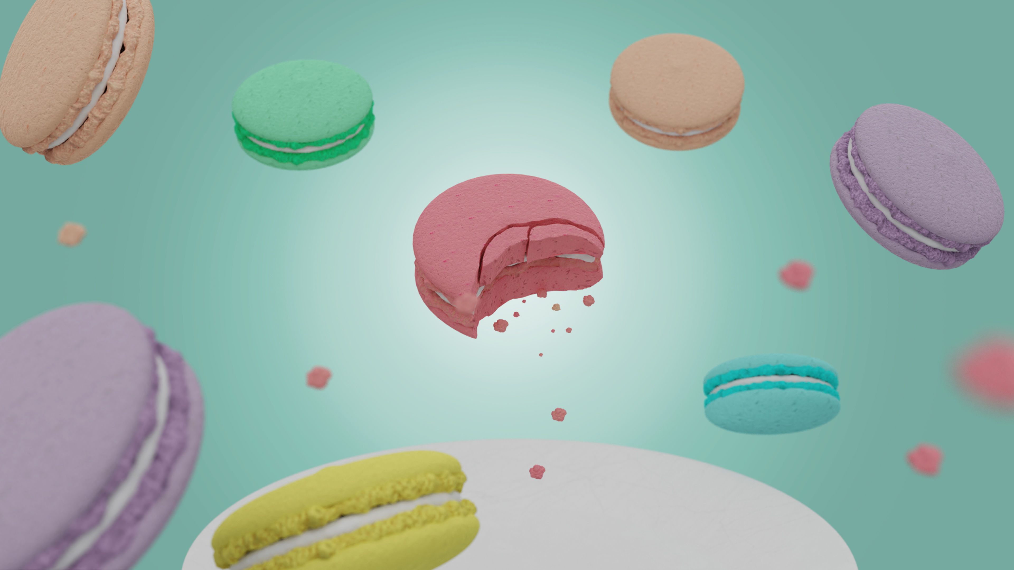 Macaron 3D Model 3D print model_2