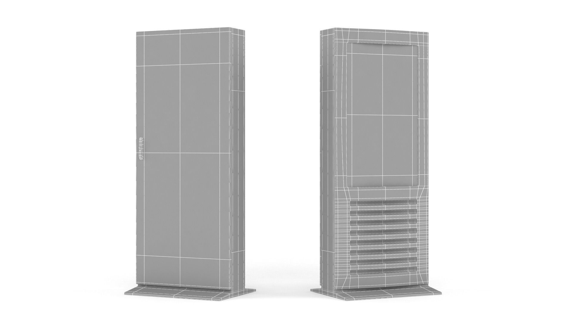 Information Kiosk 3D model_7