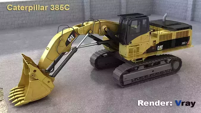 Caterpillar 385C 3D model