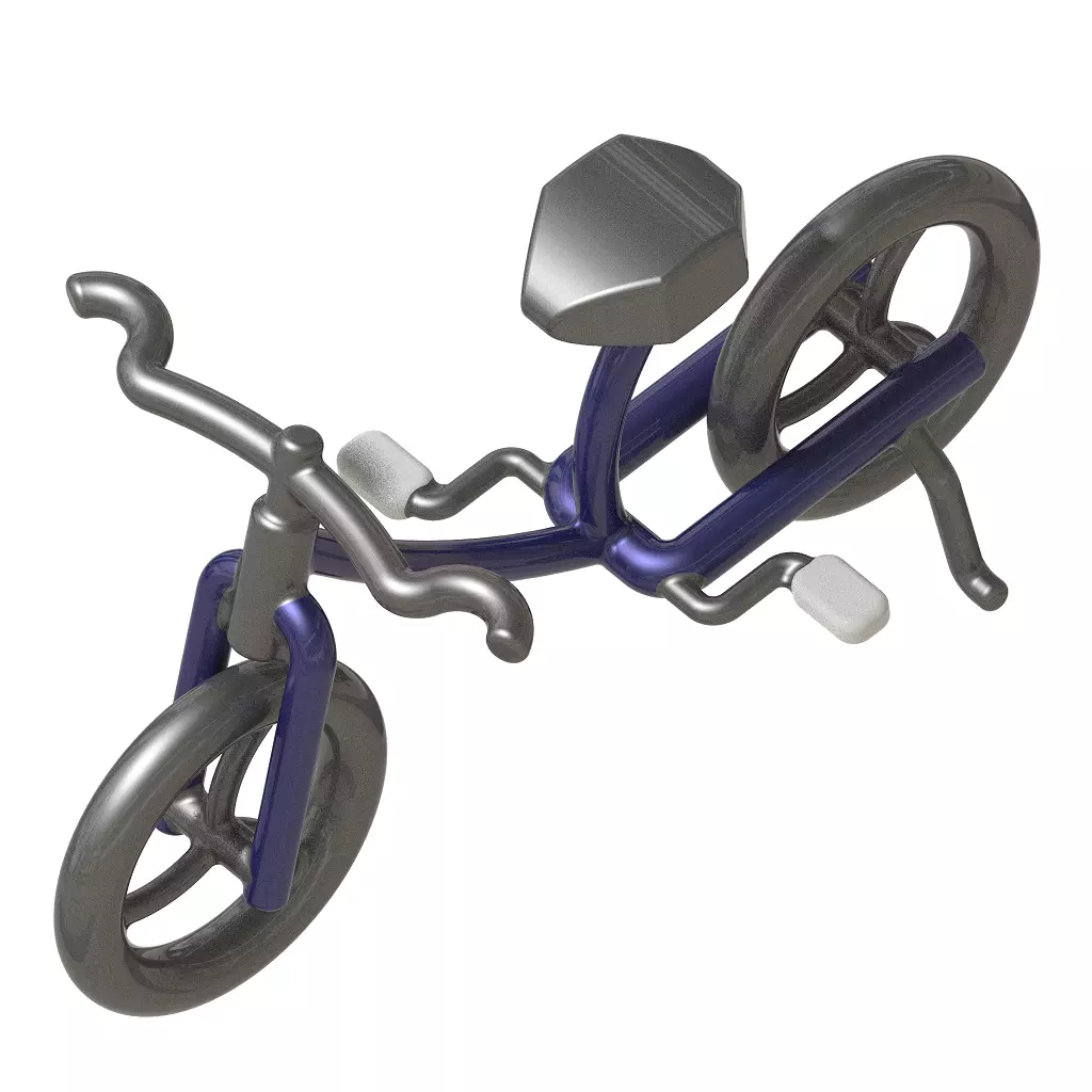 Stylish Bicycle 3D print model_0