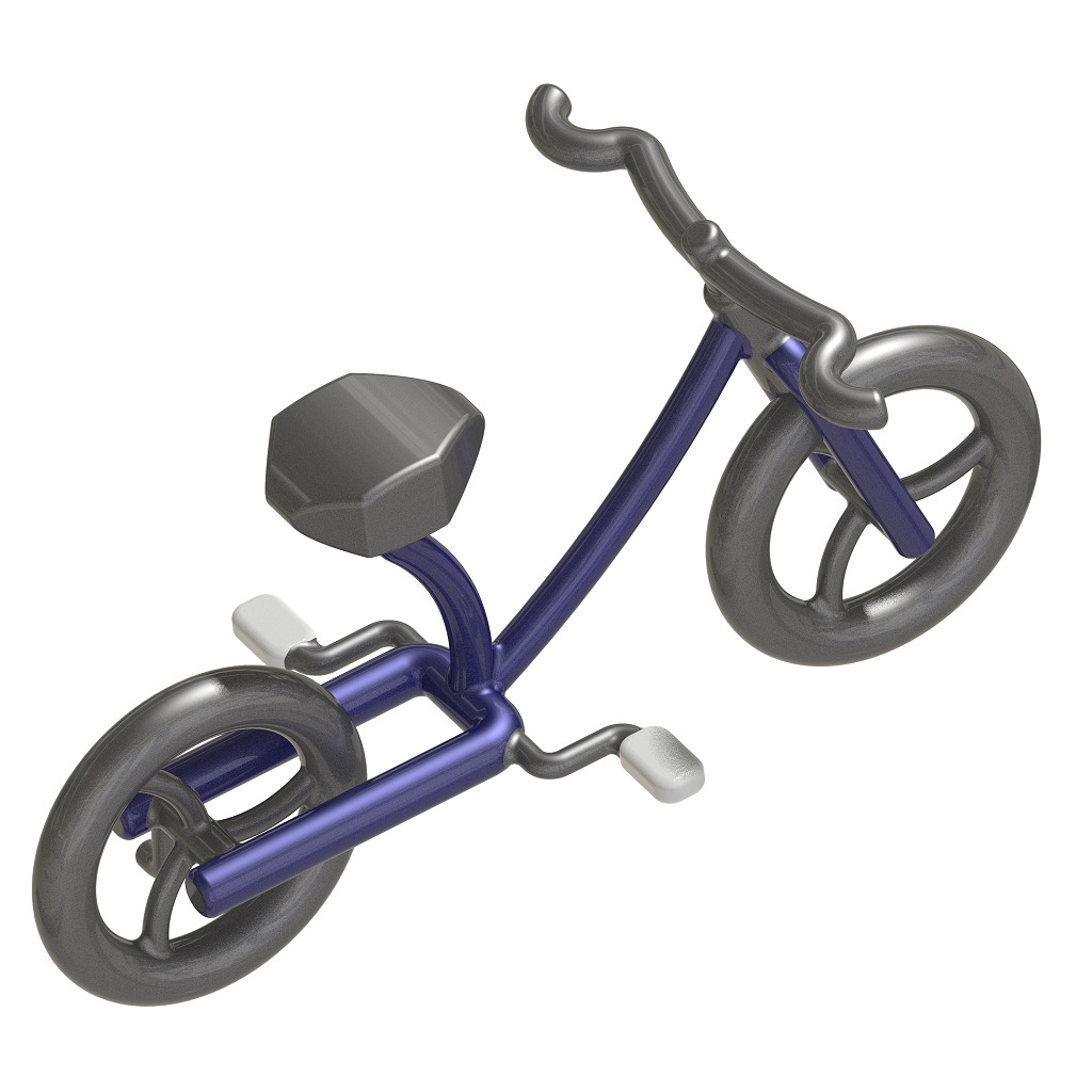 Stylish Bicycle 3D print model_3