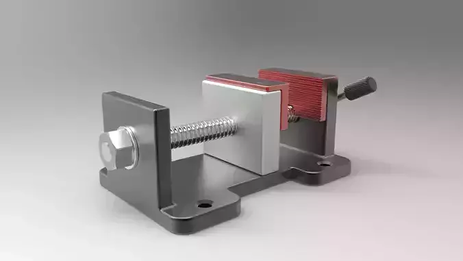 Fixed Base Bench 3D model