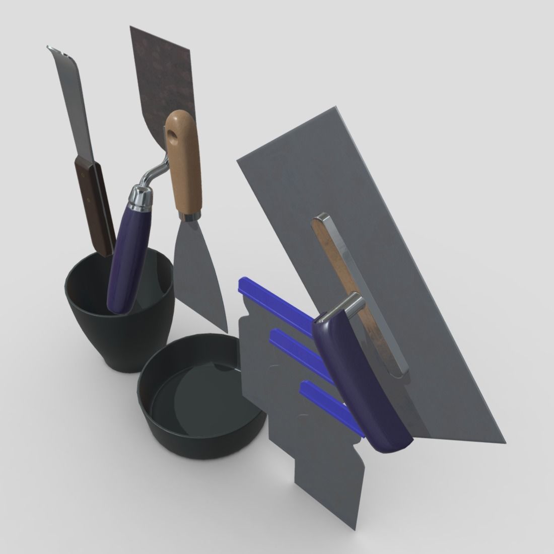 Industrial Tool Pack Low-poly 3D model_5