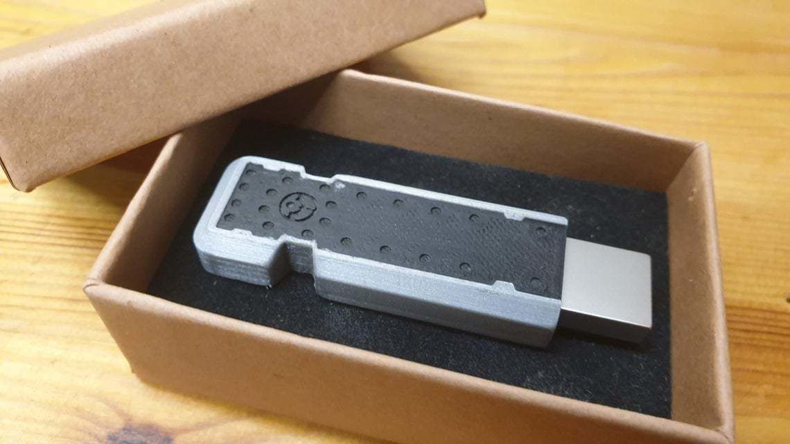 Arasaka Inspired Thumbdrive Free 3D print model_2