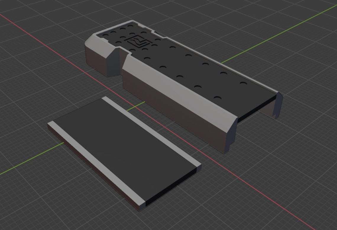 Arasaka Inspired Thumbdrive Free 3D print model_1