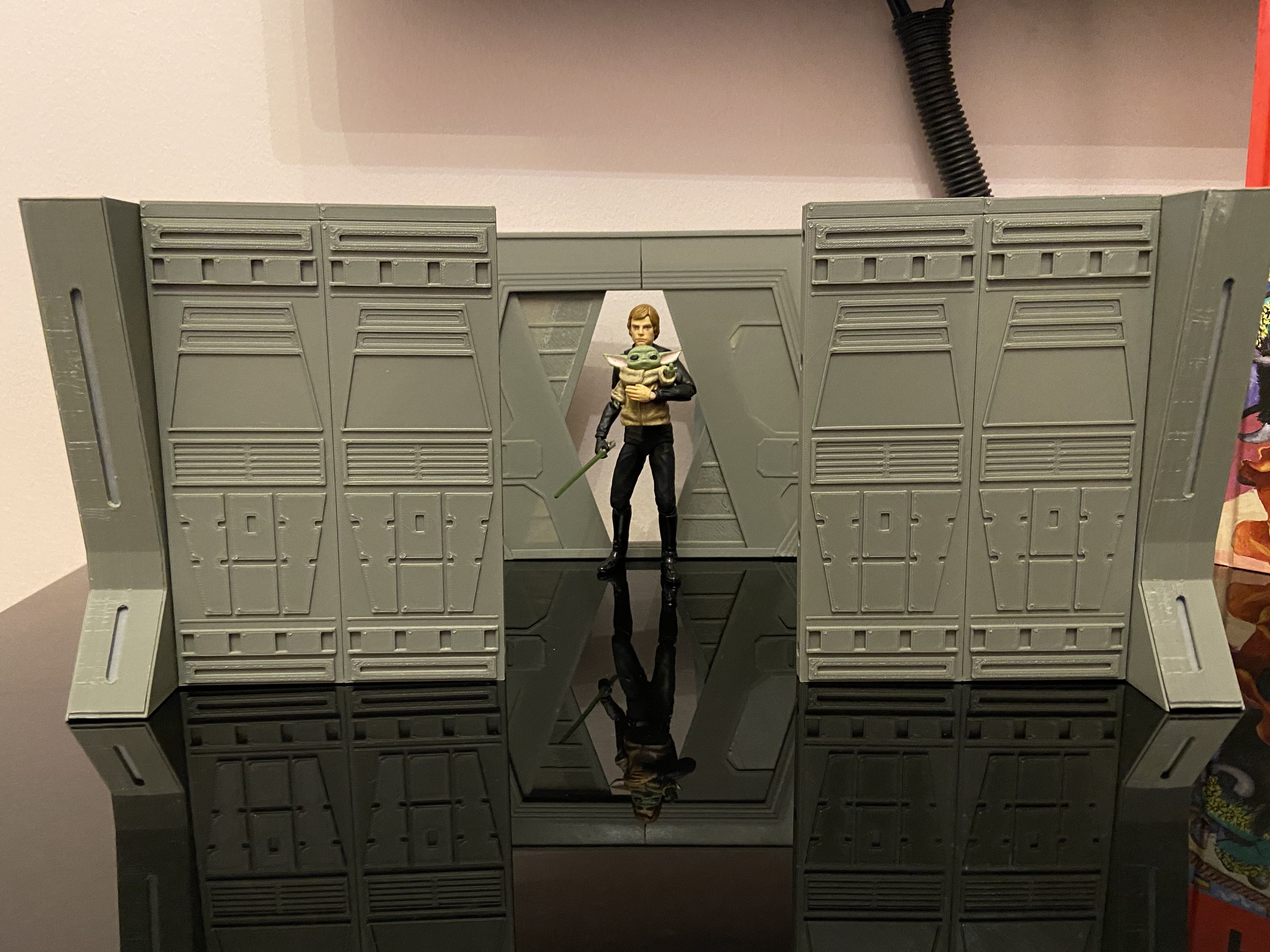 MANDALORIAN MOFF GIDEONS CRUISER DIORAMA for 12 6 AND 3 75inch 3D print model_13