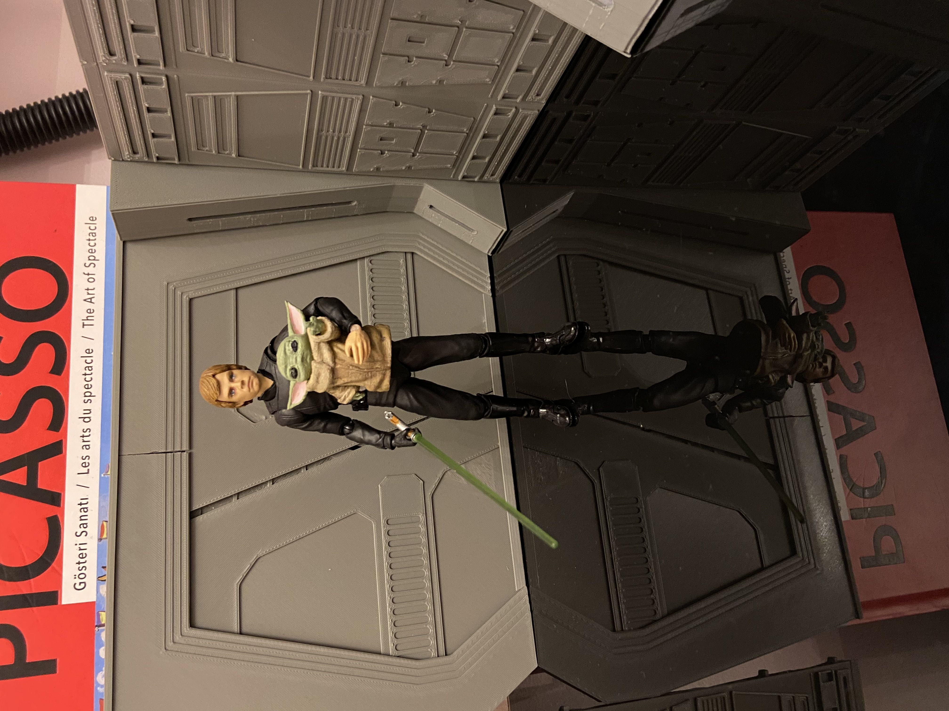 MANDALORIAN MOFF GIDEONS CRUISER DIORAMA for 12 6 AND 3 75inch 3D print model_8