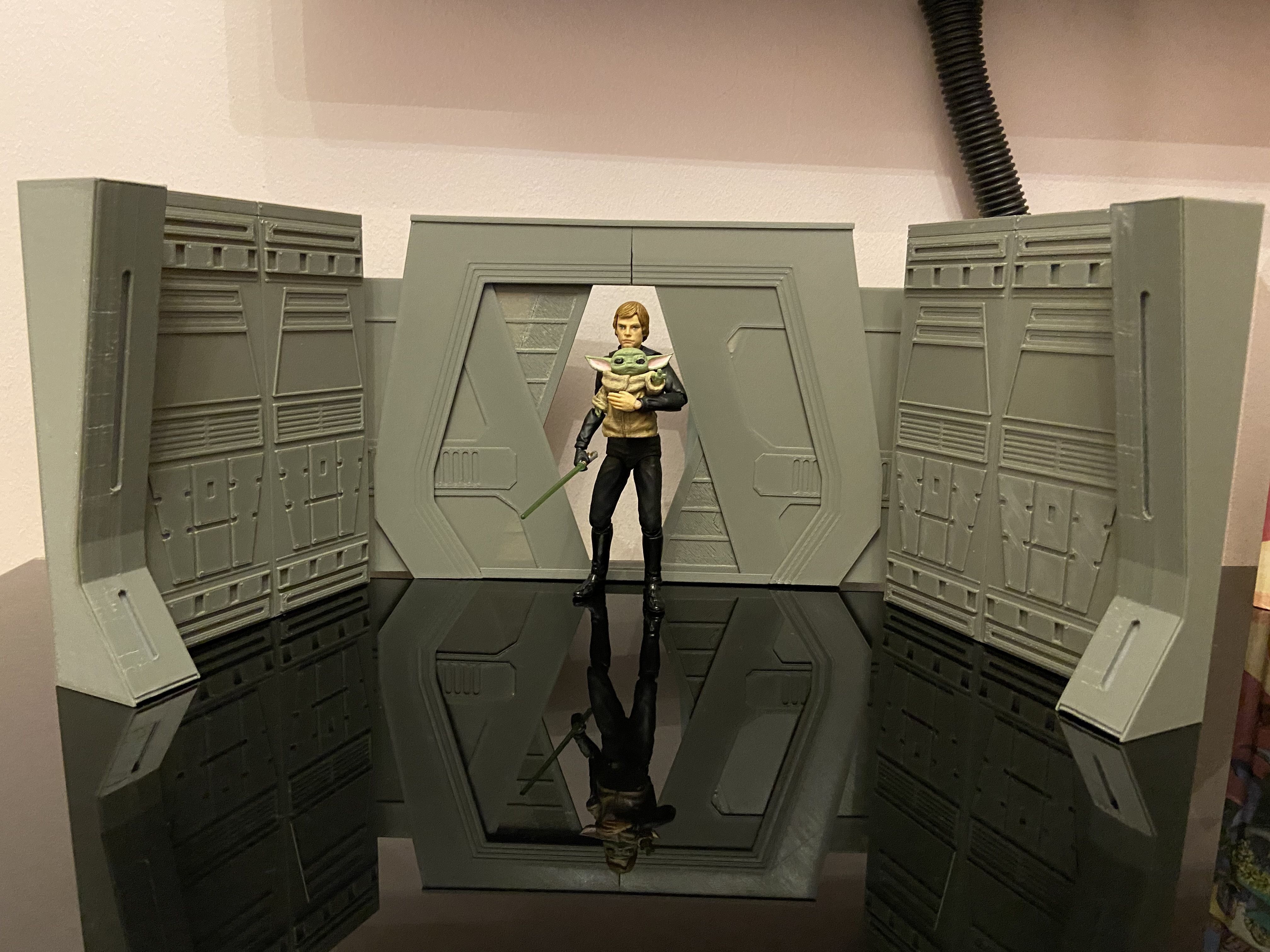 MANDALORIAN MOFF GIDEONS CRUISER DIORAMA for 12 6 AND 3 75inch 3D print model_14