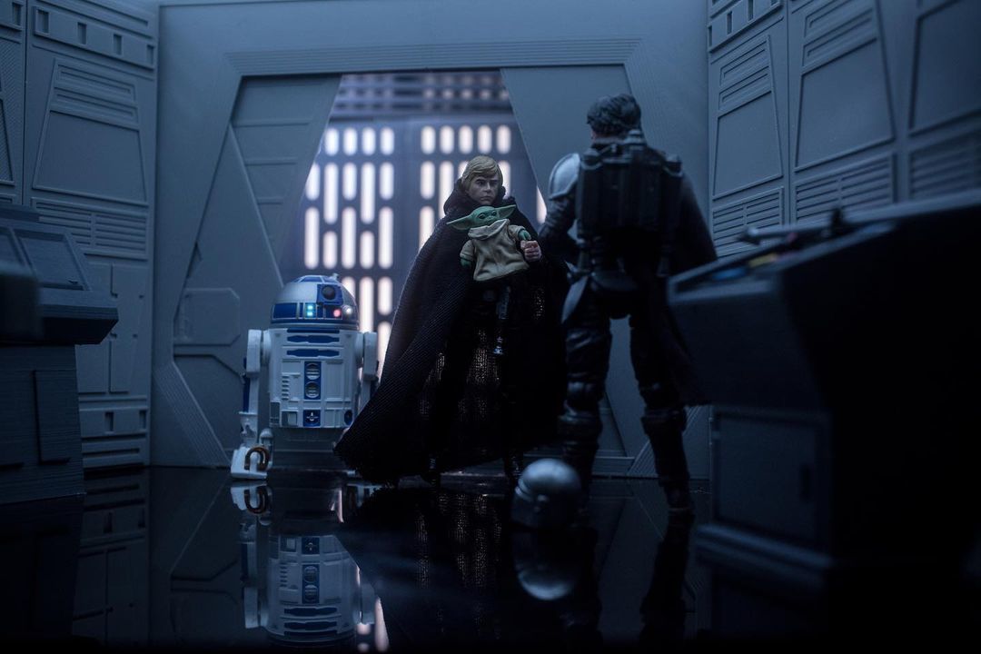 MANDALORIAN MOFF GIDEONS CRUISER DIORAMA for 12 6 AND 3 75inch 3D print model_1