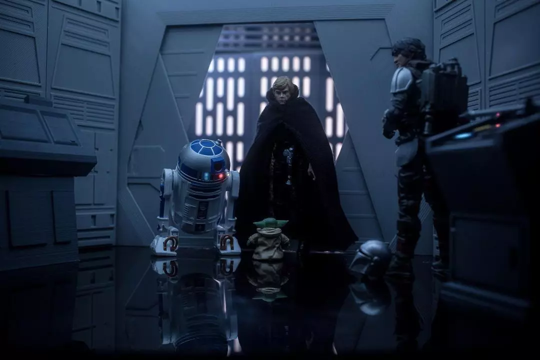 MANDALORIAN MOFF GIDEONS CRUISER DIORAMA for 12 6 AND 3 75inch 3D print model_0