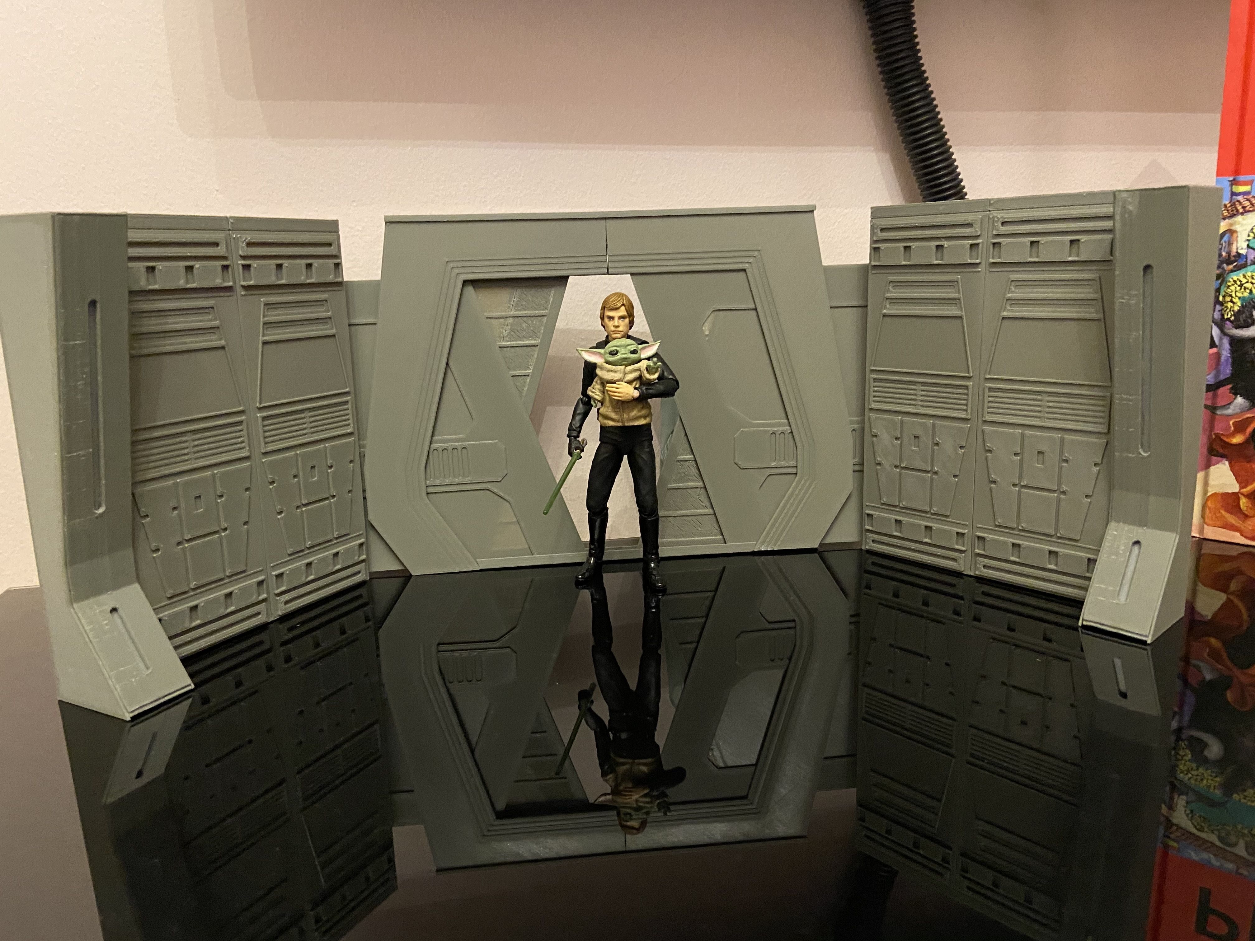 MANDALORIAN MOFF GIDEONS CRUISER DIORAMA for 12 6 AND 3 75inch 3D print model_12