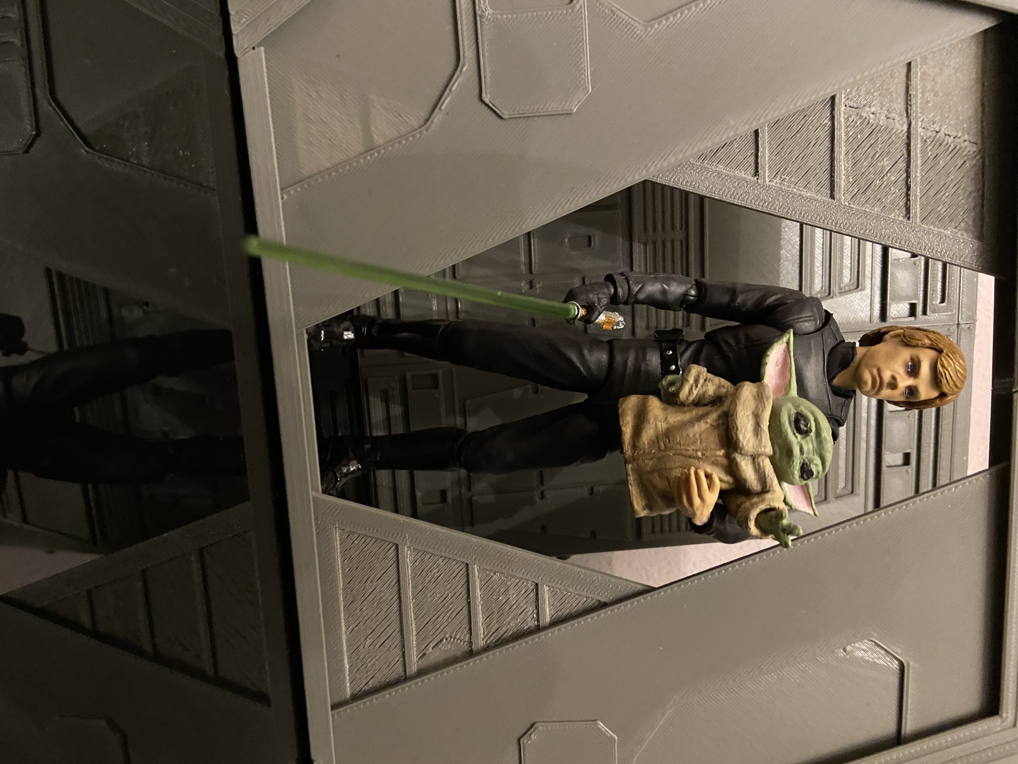 MANDALORIAN MOFF GIDEONS CRUISER DIORAMA for 12 6 AND 3 75inch 3D print model_11