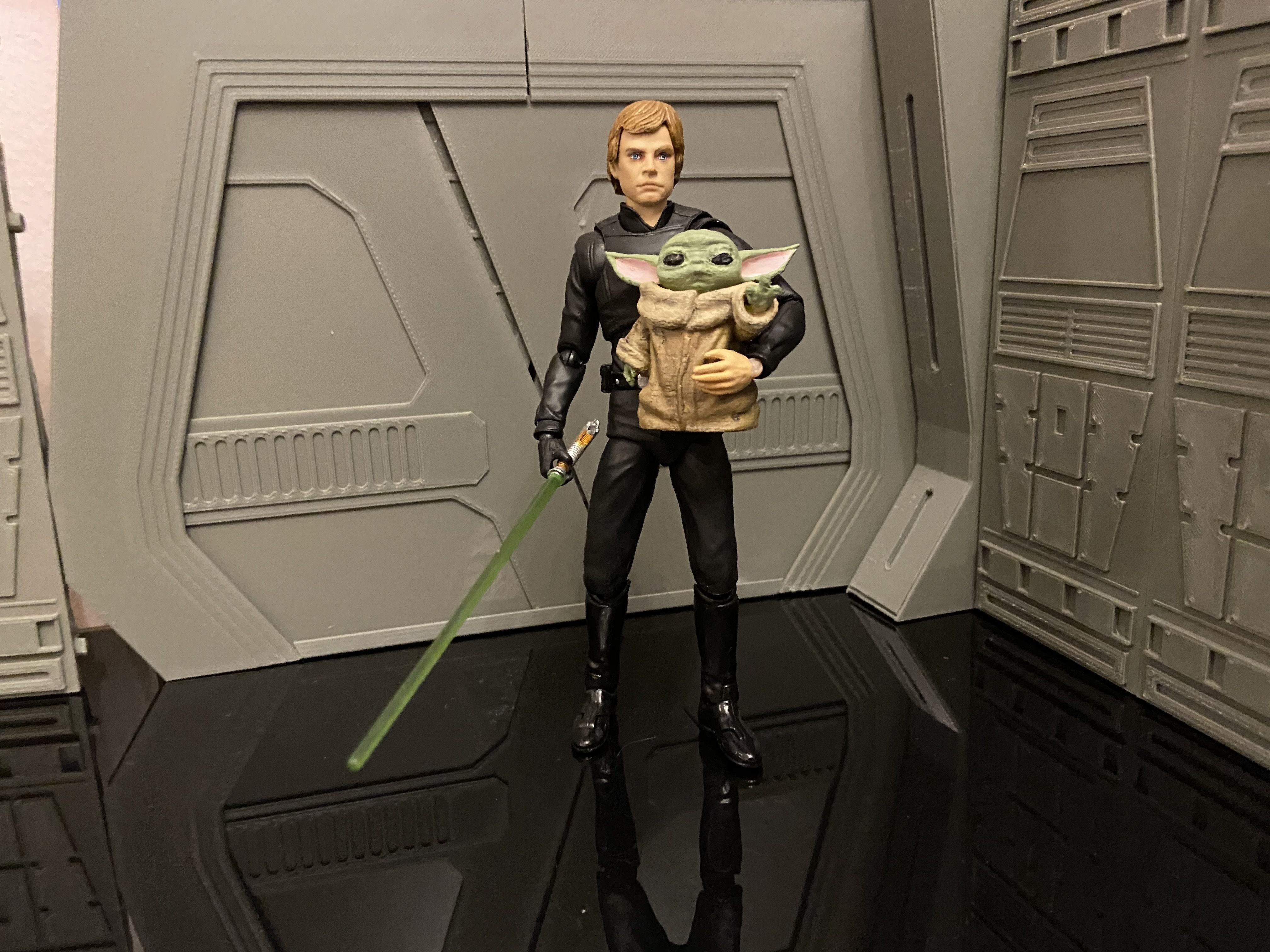 MANDALORIAN MOFF GIDEONS CRUISER DIORAMA for 12 6 AND 3 75inch 3D print model_6