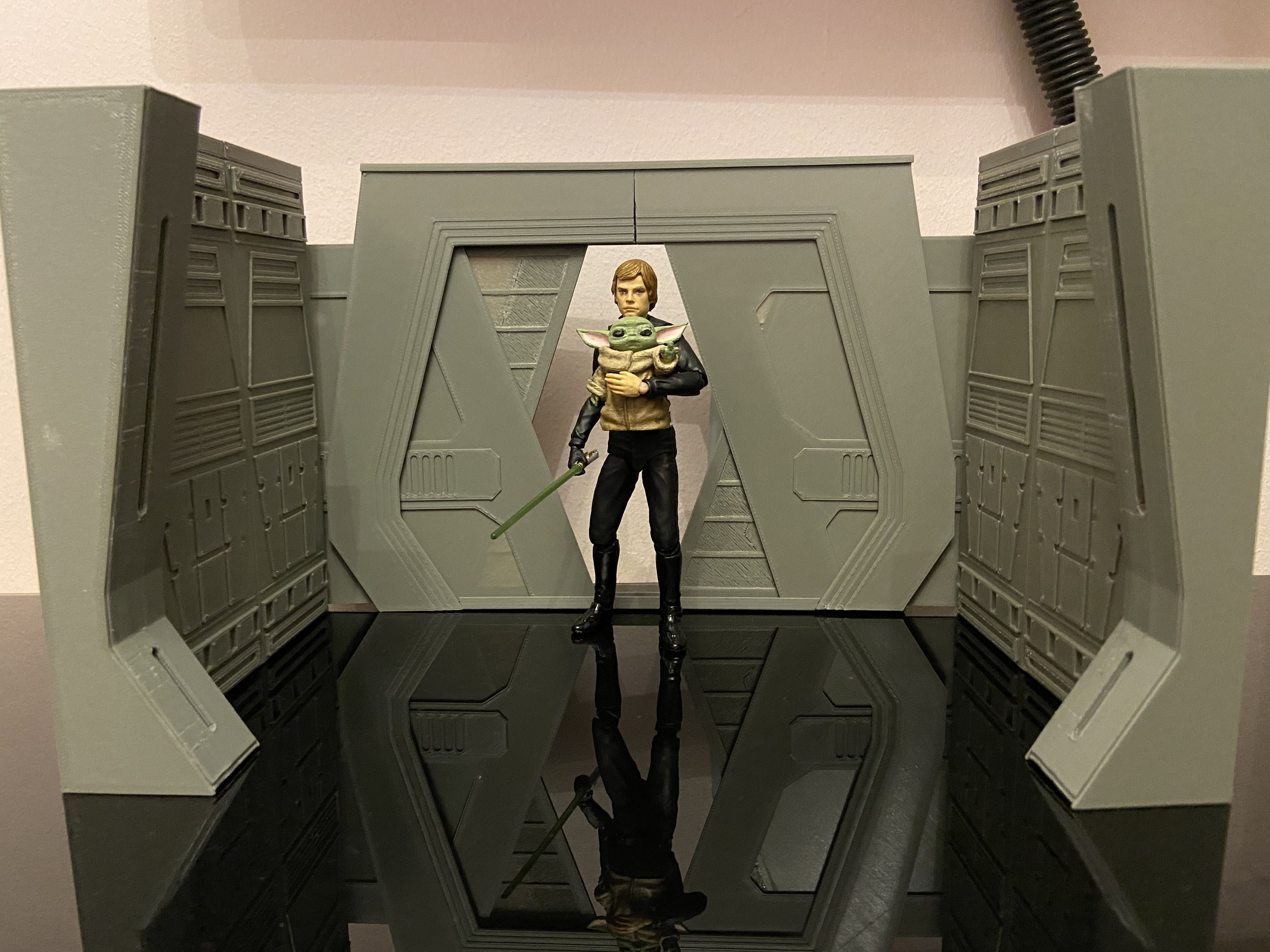 MANDALORIAN MOFF GIDEONS CRUISER DIORAMA for 12 6 AND 3 75inch 3D print model_15