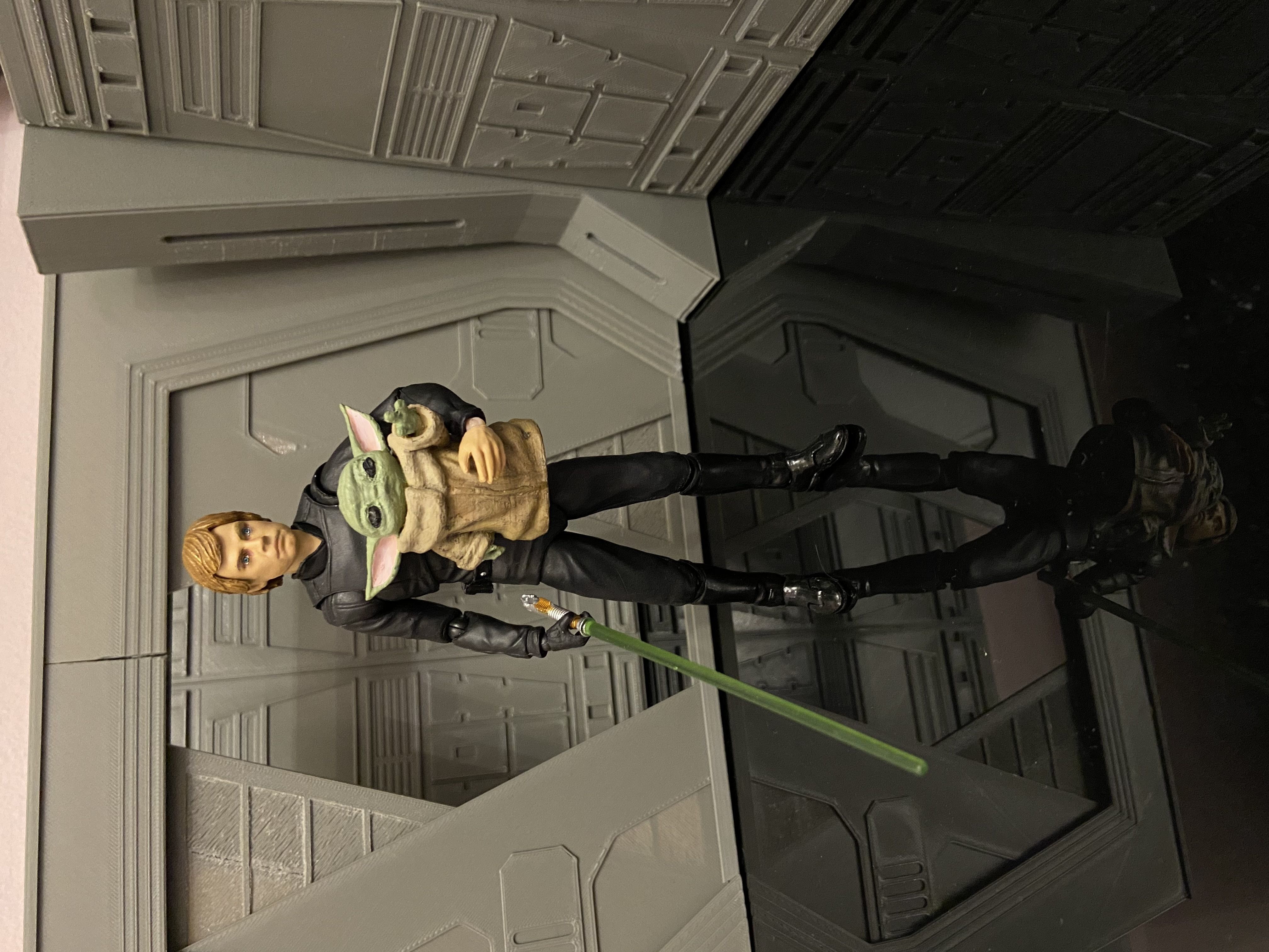 MANDALORIAN MOFF GIDEONS CRUISER DIORAMA for 12 6 AND 3 75inch 3D print model_10