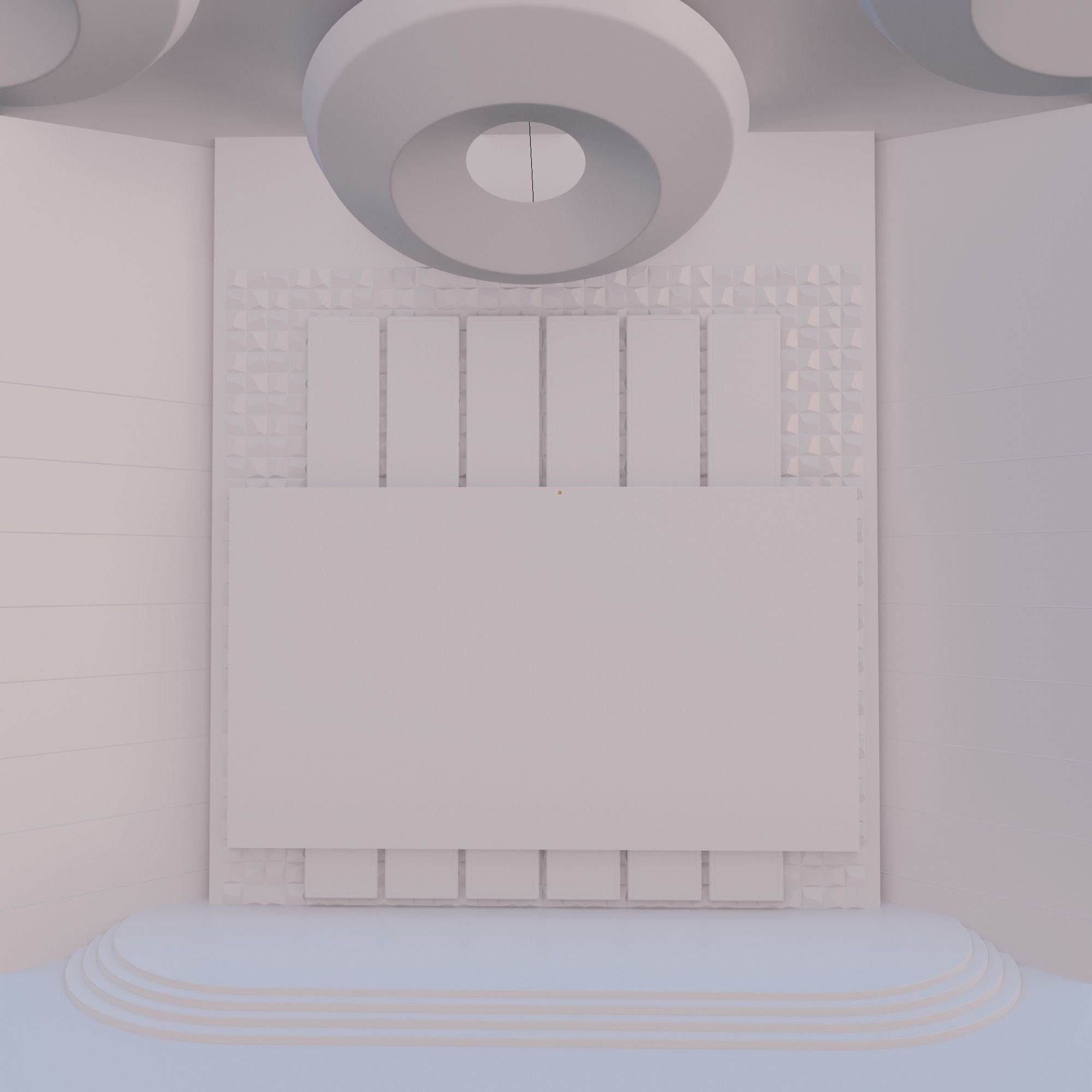 Conference hall 3D 3D model_1