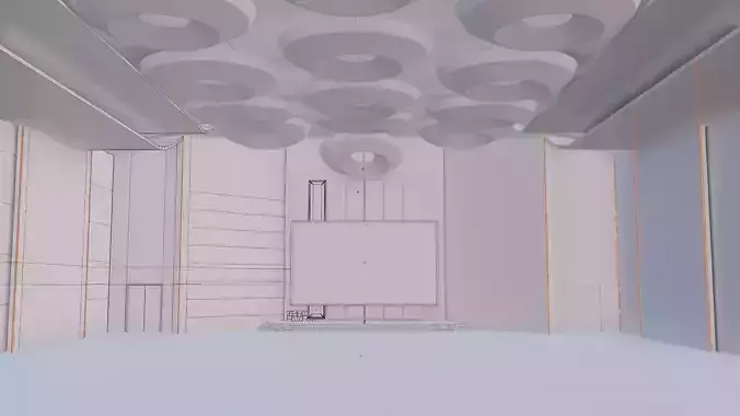 Conference hall 3D
