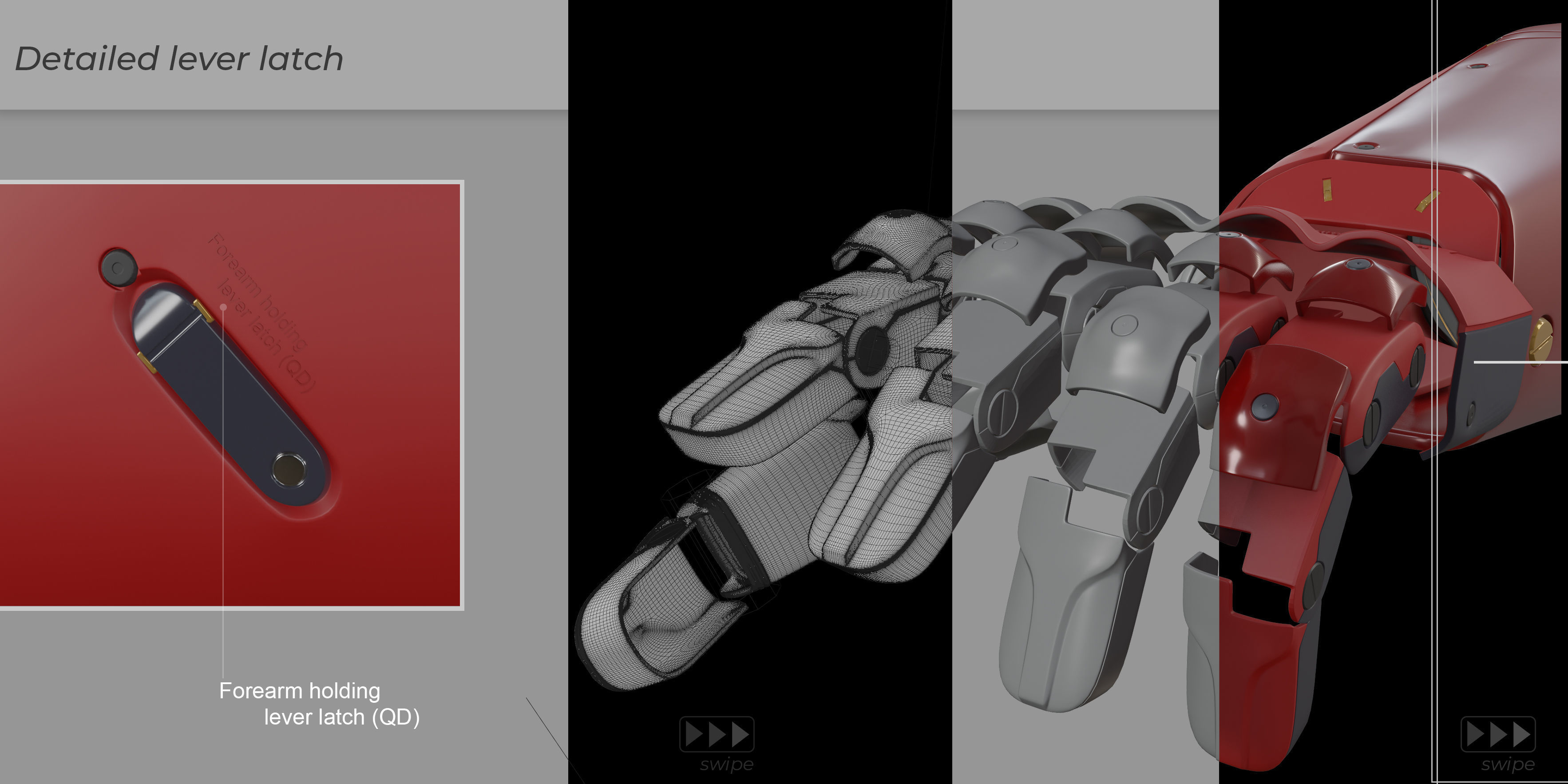 Venom Snake Metal Gear Solid V Bionic Arm 3D Printable Model 3D print model_4