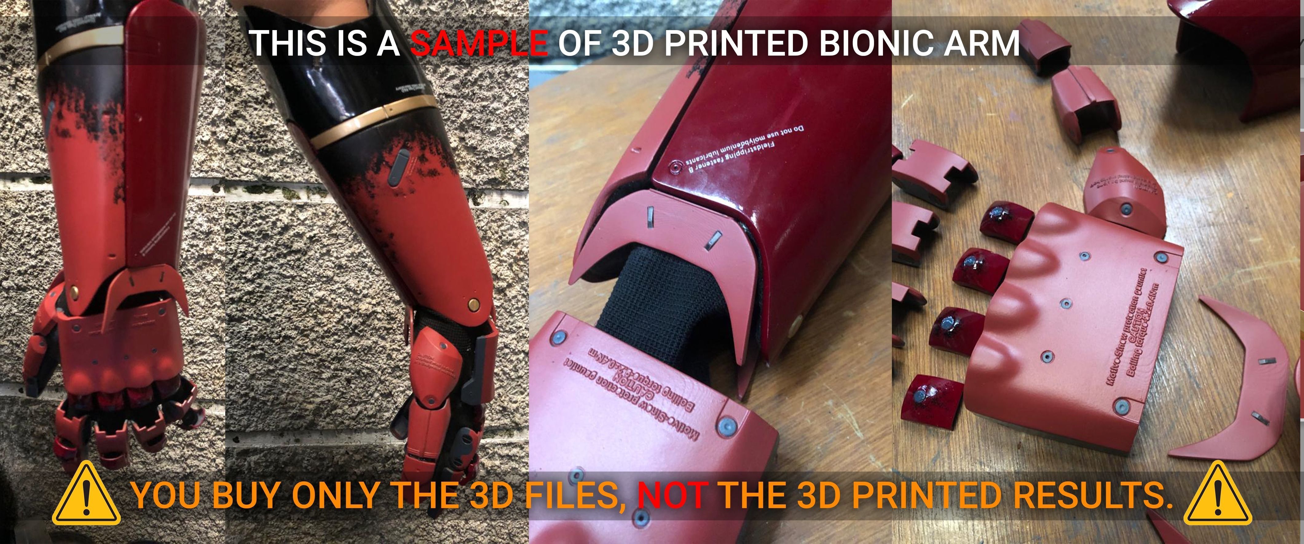 Venom Snake Metal Gear Solid V Bionic Arm 3D Printable Model 3D print model_5