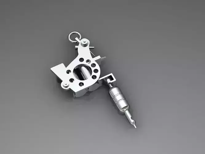 Tattoo Machine Pendant 3D print model