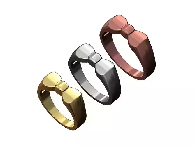 Cute Bow tie ring