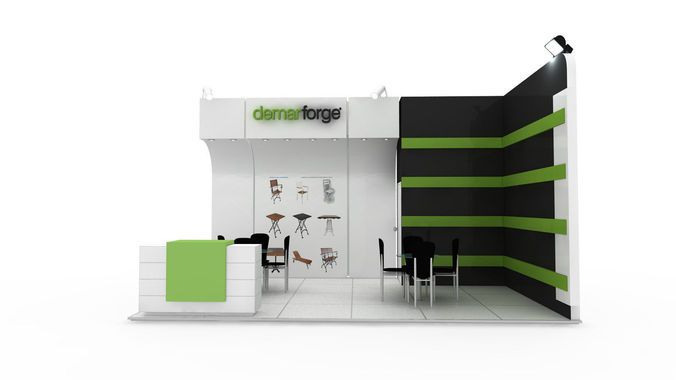 Demar Forge Exhibiton Design 3D model