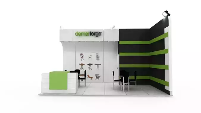 Demar Forge Exhibiton Design 3D model