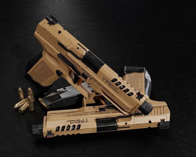 Canik TP9 Elite Combat - Custom Low-poly 3D model