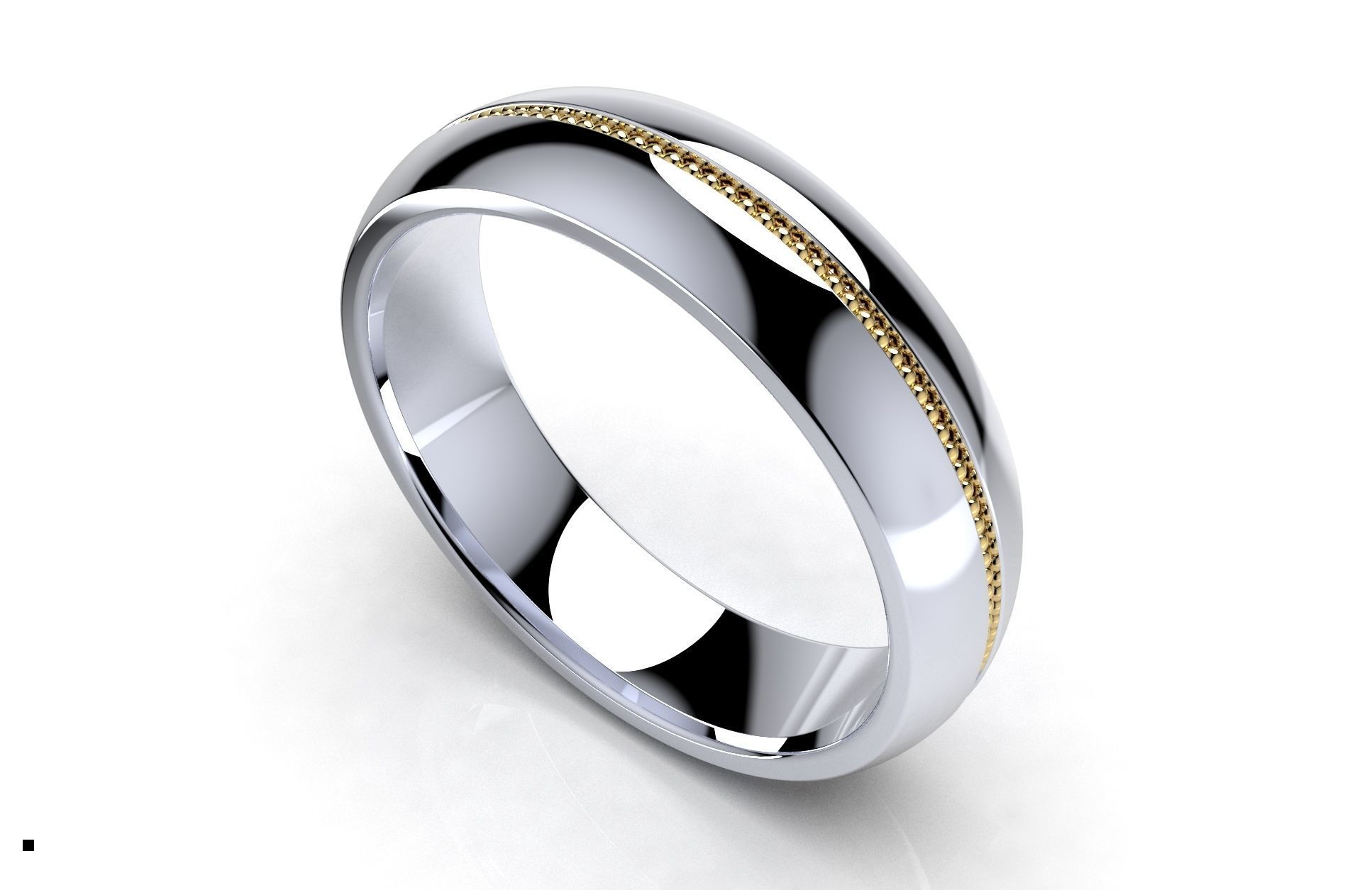 Ring For Men 3D CAD Size 10-5 US-CC107 3D print model_1
