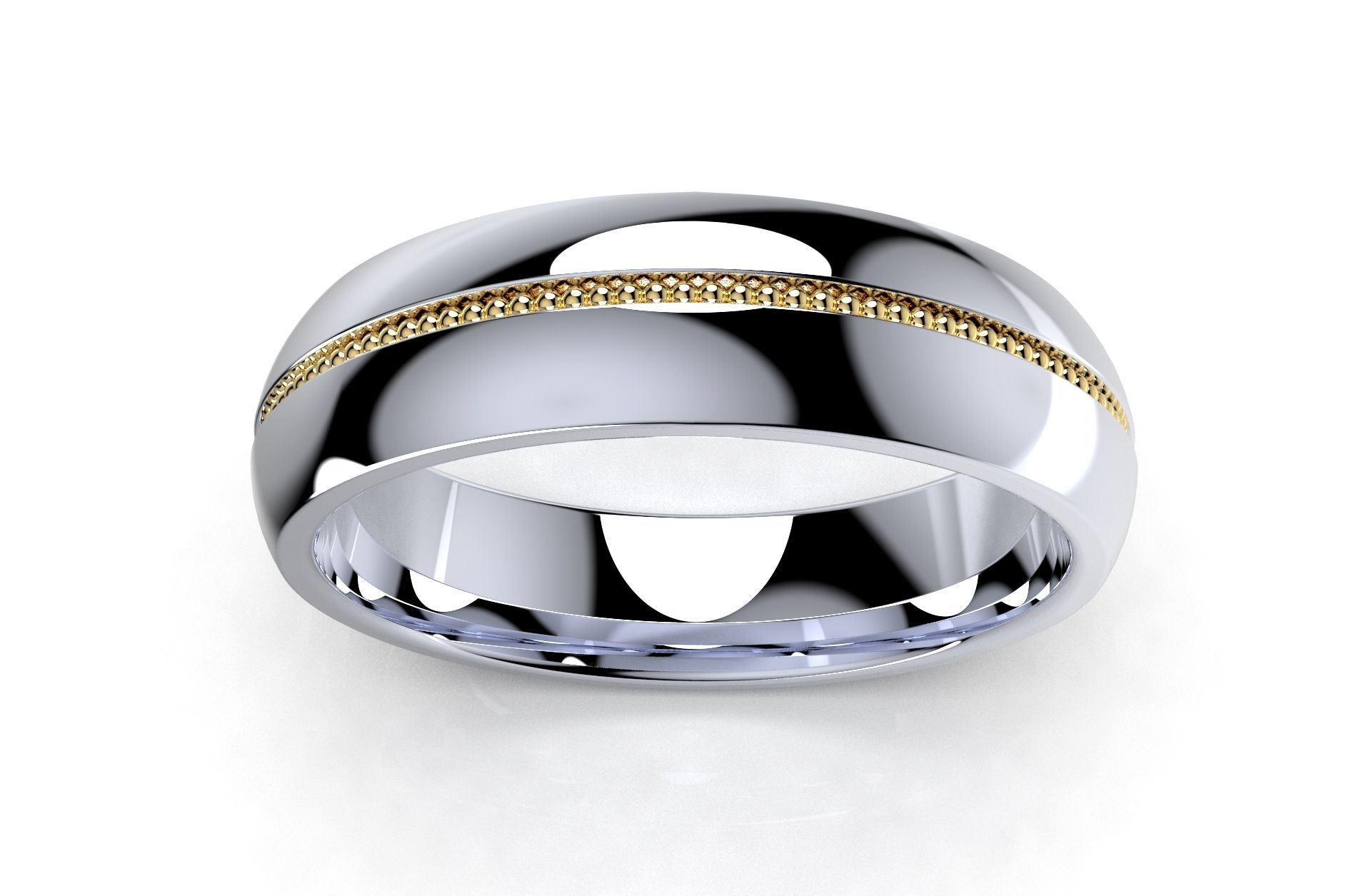 Ring For Men 3D CAD Size 10-5 US-CC107 3D print model_5