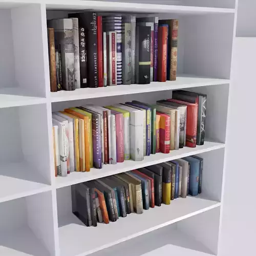 bookshelf with books pack