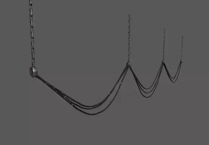 Cables set of wires hanging