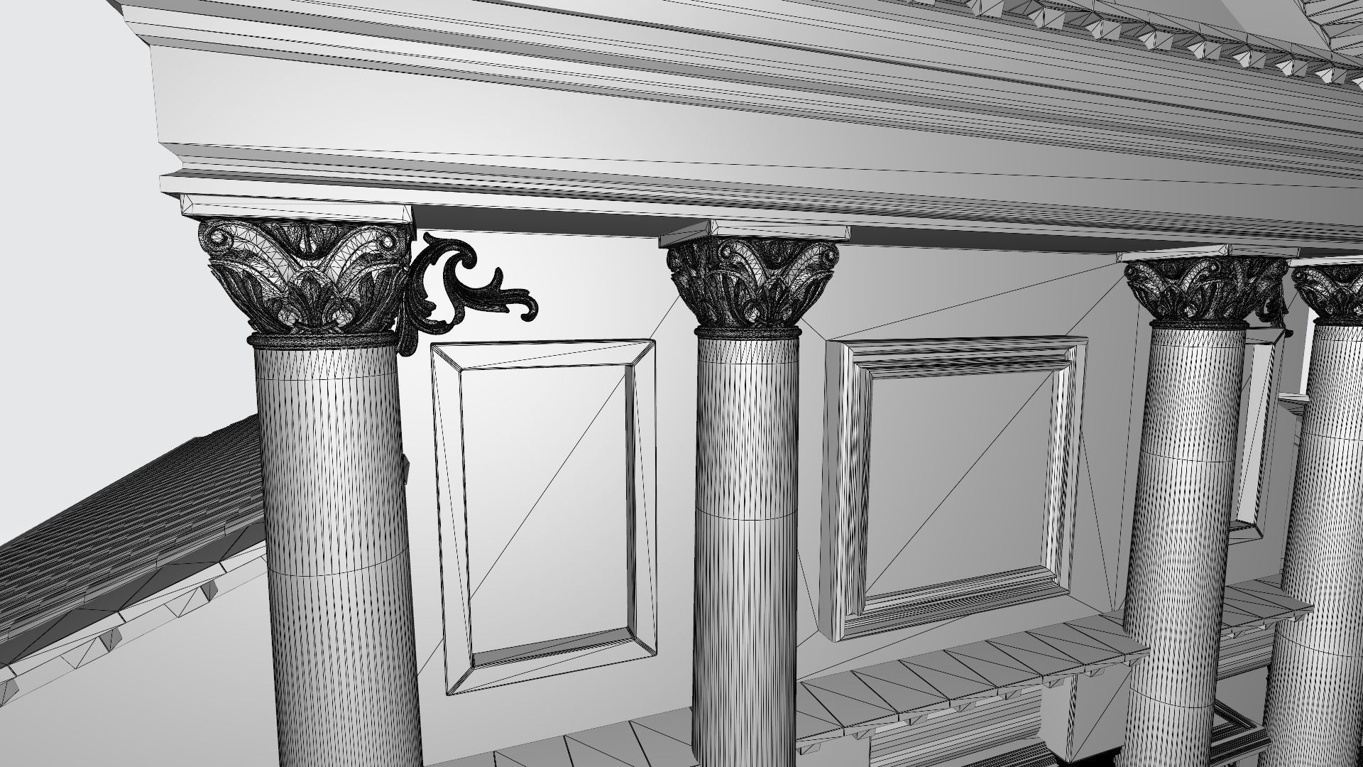 Gothic style build 3D print model_5