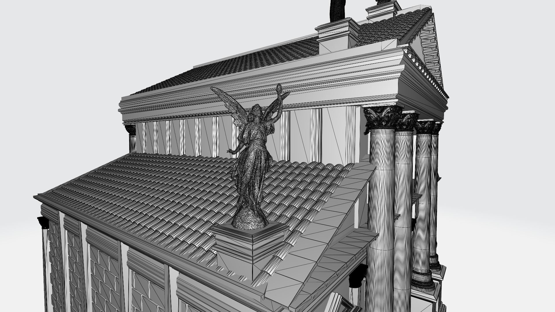 Gothic style build 3D print model_7