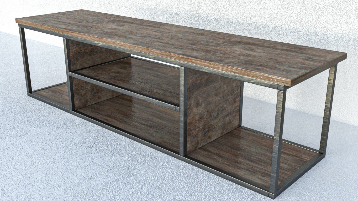 TV stand Free 3D model_2