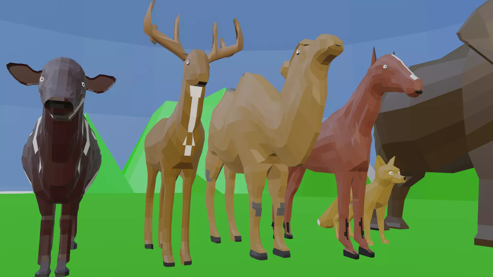 Animal Collection 3D lowpay 3D Low-poly 3D model_0