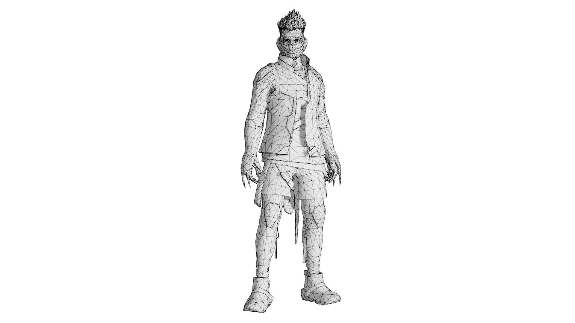 COBRA - Garena Free Fire - 3D Model Download - 4 Costumes in 1 3D model_6