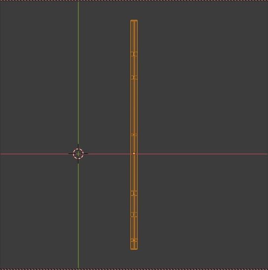 Metal Meter Stick Low-poly 3D model_9