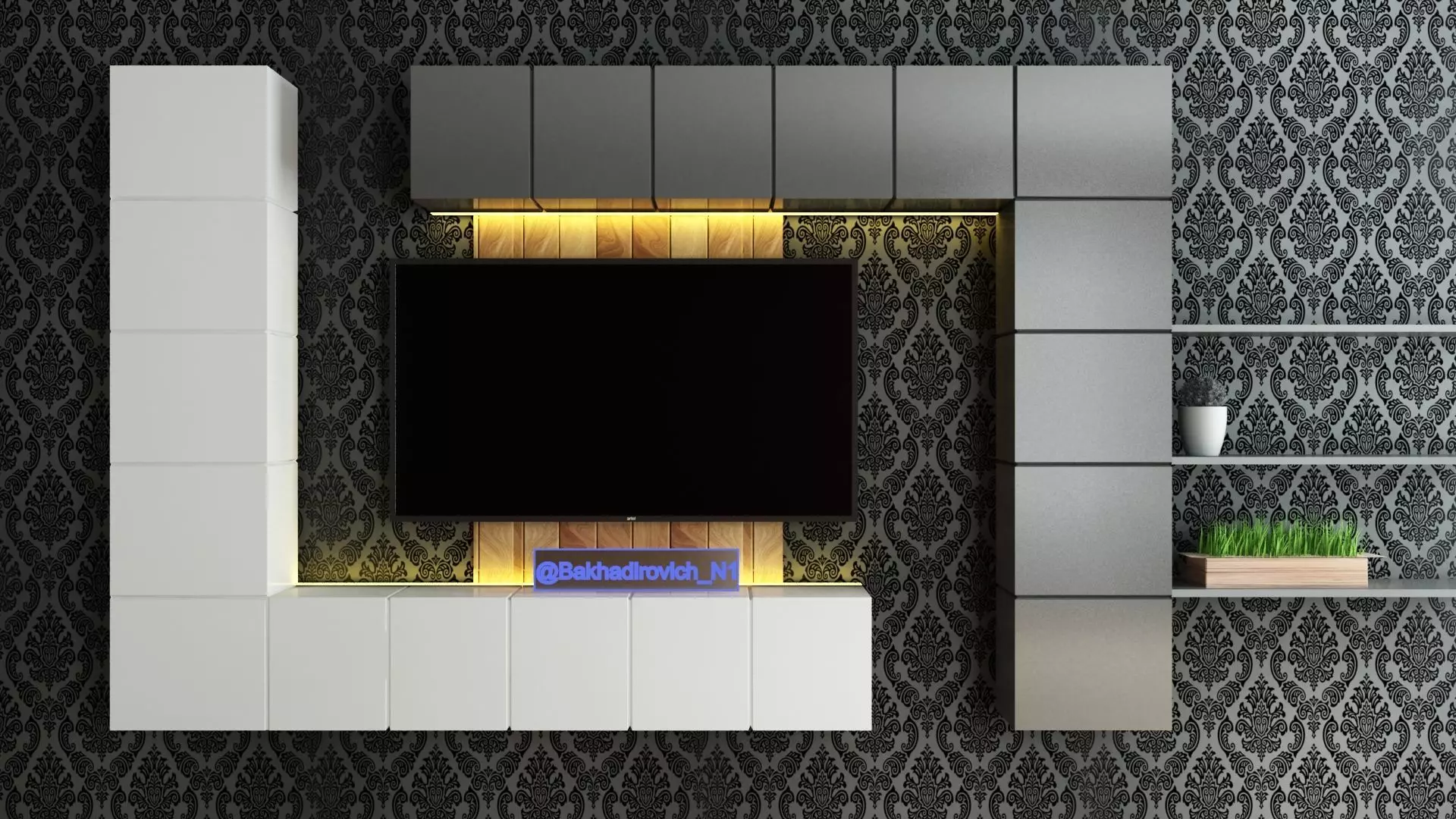 Interior HALL 3D model_0