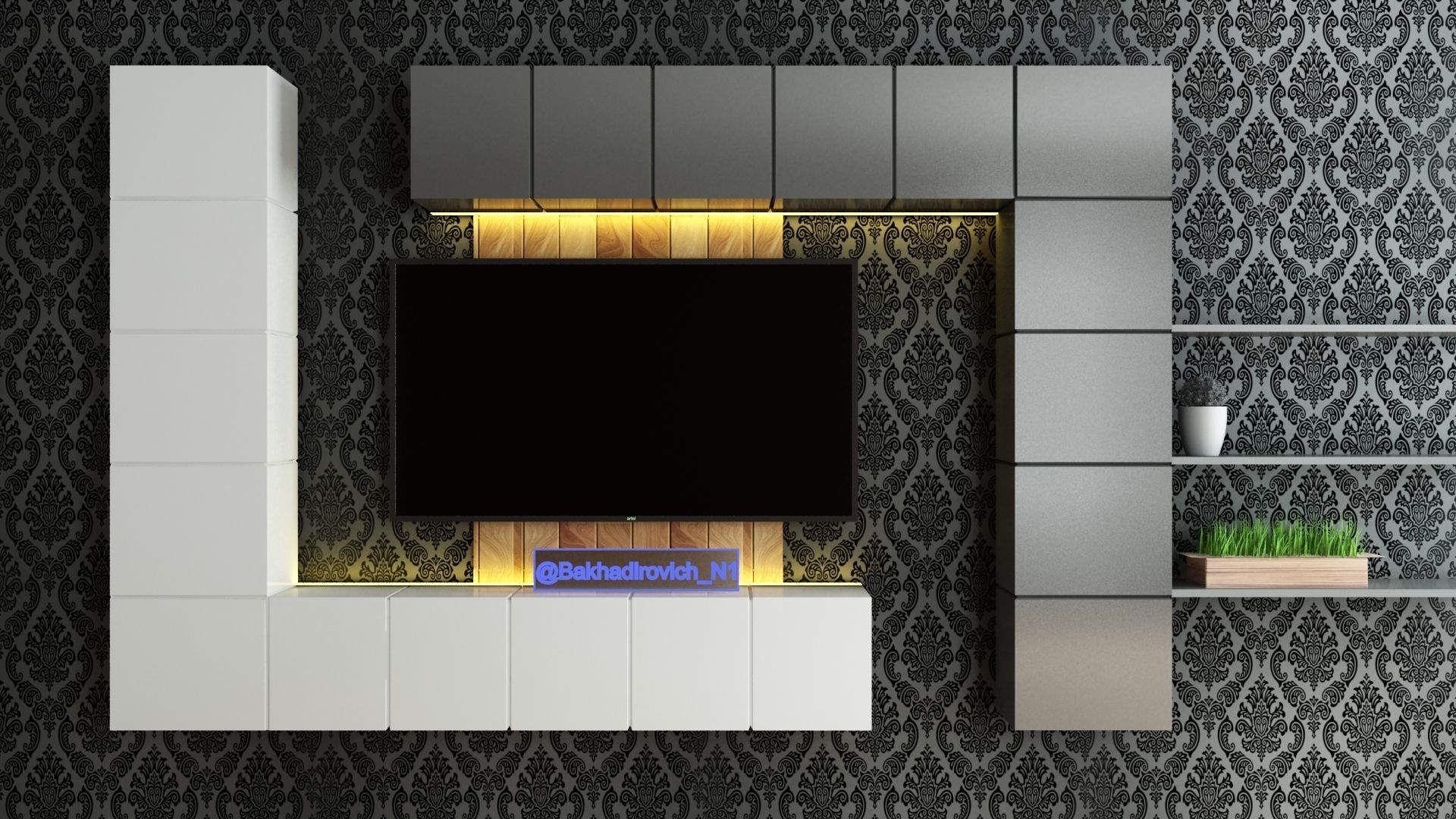 Interior HALL 3D model_2