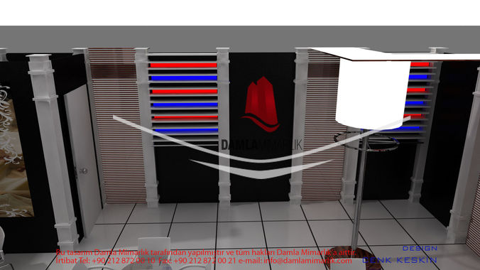 Epengle exhibition stand design 3D model